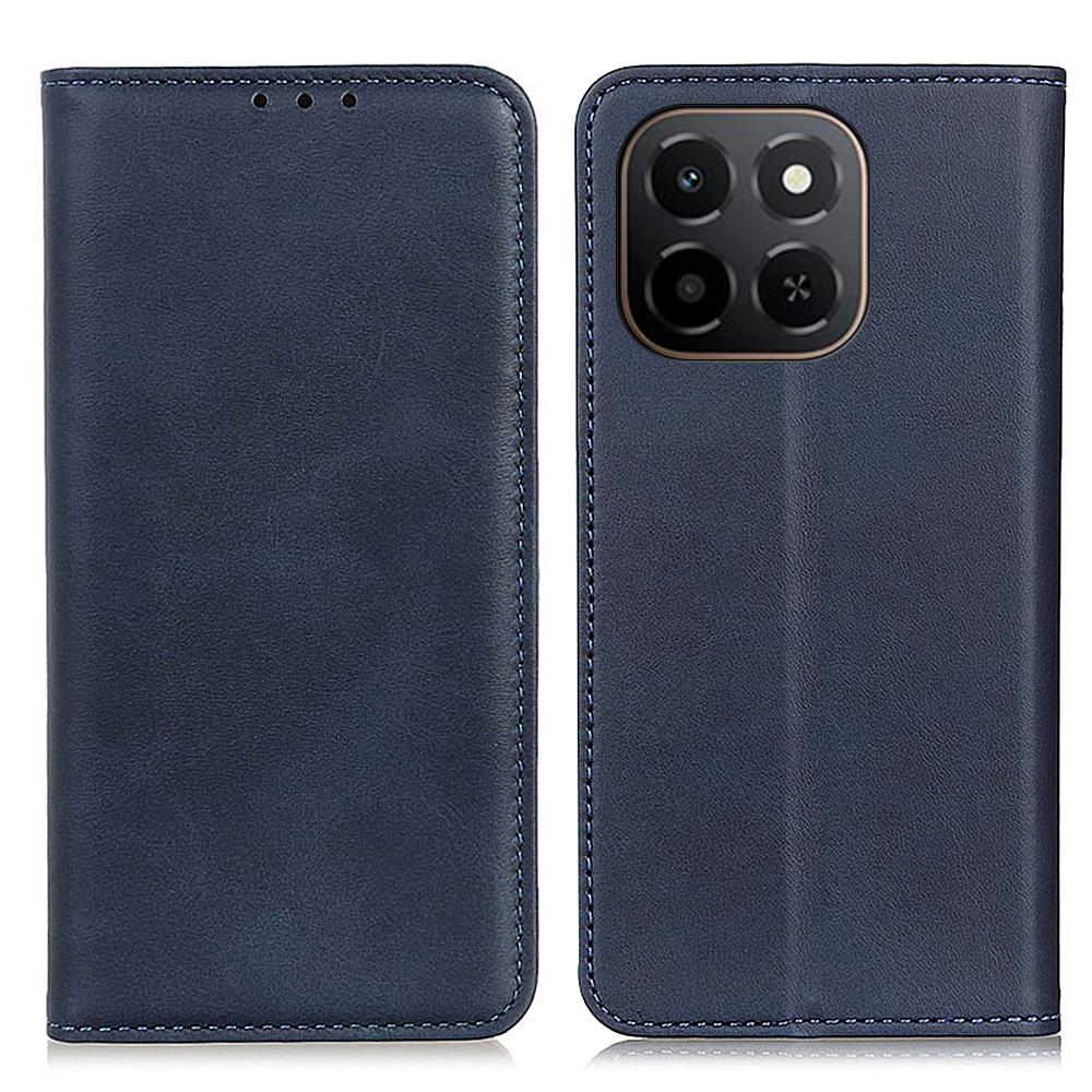 

Для Honor X6c 4G Чехол из Спилковой Кожи Книжка-Кошелек Чехол для Телефона Blue