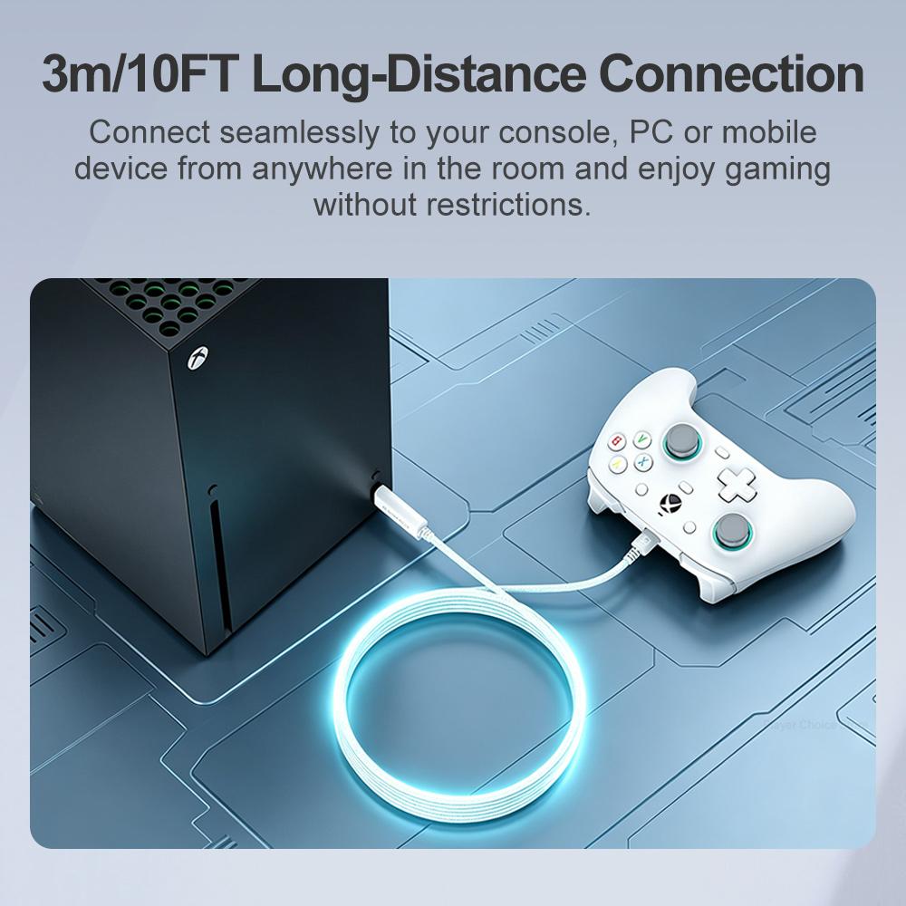 GameSir 3m Nylon Braided Cable for G7 Pro G7 Pro 8K Cyclone 2 Nova Lite X5 Lite G7 SE G8 G8+ MFi X5s Kaleid Flux Gamepad