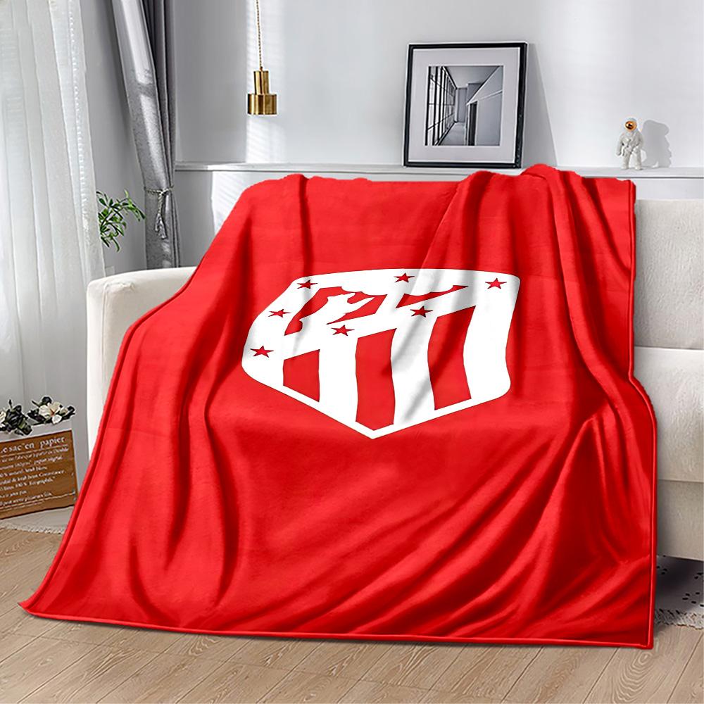 Atletico Madrid Blanket Warmthful Decor Perfect For Picnics Chair Bedding Four Seasons Universal Modern Style Best Holiday Gift For Friends Family