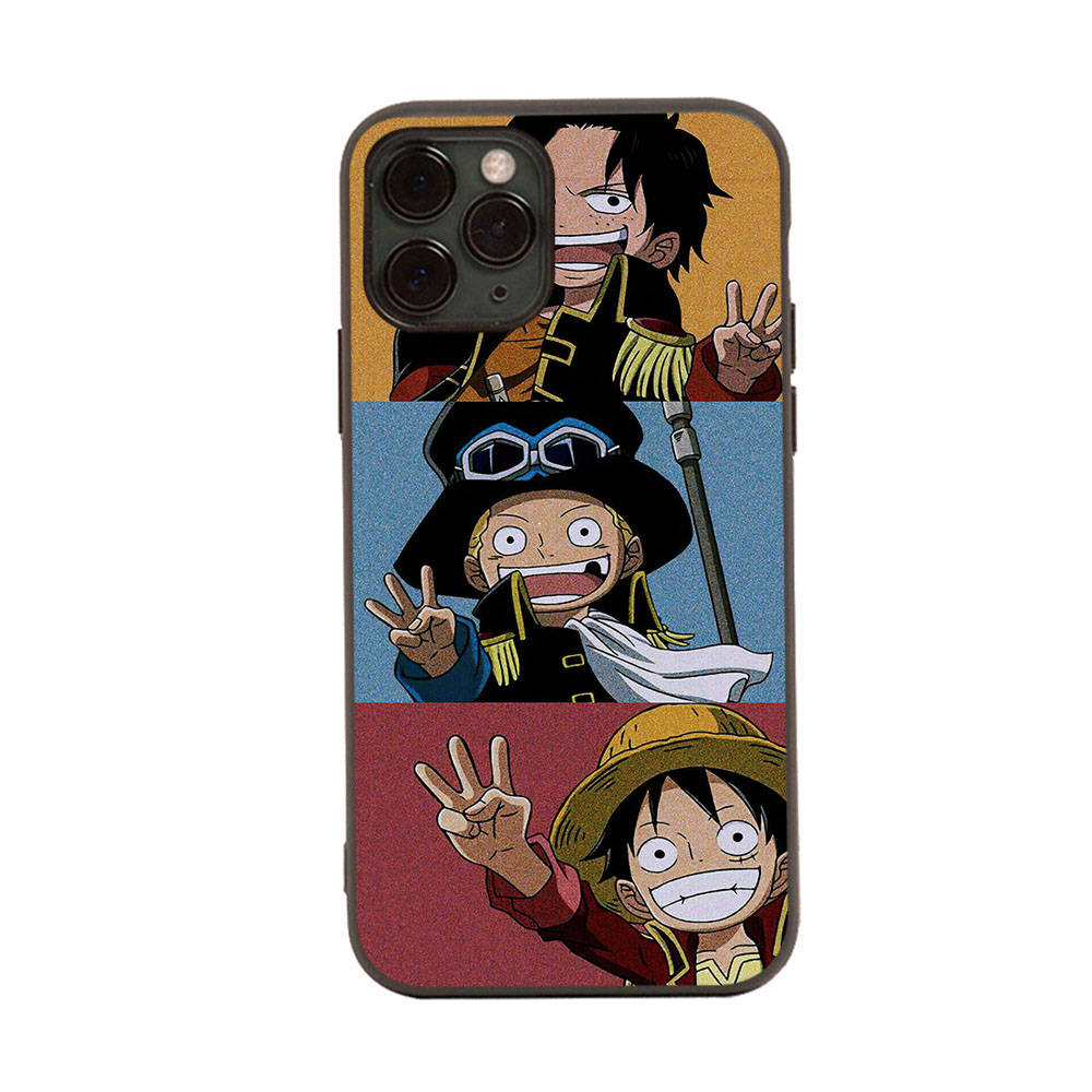 Case for Xiaomi Poco X6 X4 M5 M6 F5 F6 C65 C55 C50 C51 C40 Redmi Note 7 8 14C A3X 13C 12C 11 10A 9C Pro Black Sofe Cover WI48 One Piece Brother