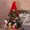 Christmas Tree Decor Set With Top Hat Nose Gloves For Merry Christmas Party Home Patio DIY Holiday Decor Supplies Xmas Ornaments