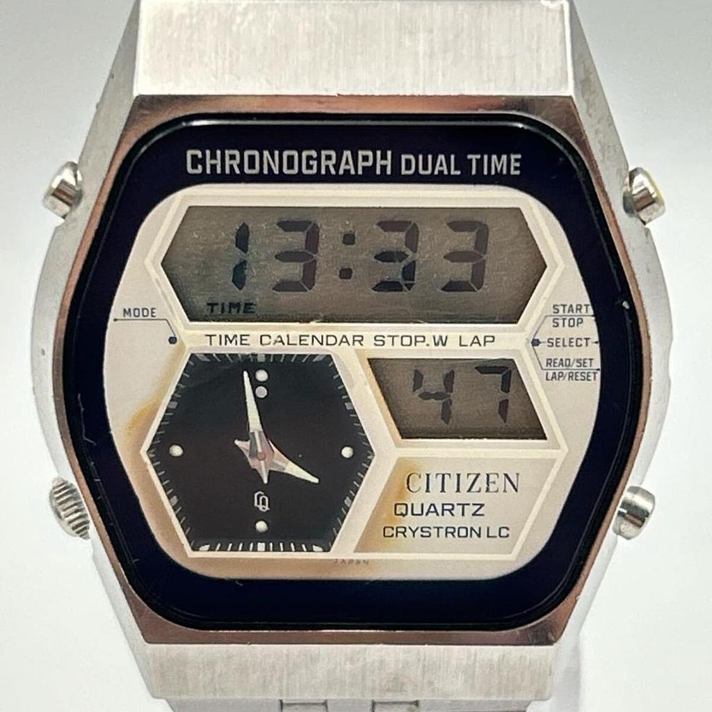 Used New battery, working, CITIZEN, Cristron, Digiana, Digital, Y2K, Men's, Vintage