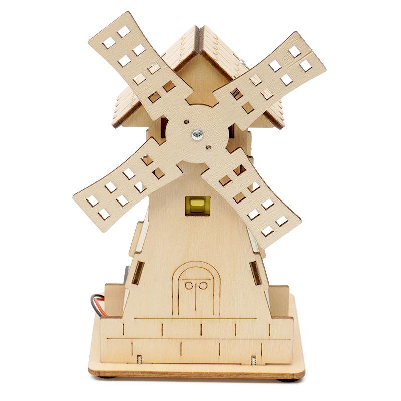 Student Handmade Electric Windmill Kit for STEM Education