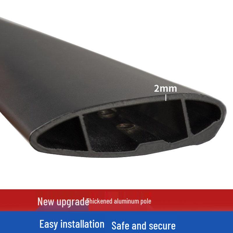 Black Aluminum Alloy Crossbars for 2014-2019 Highlander