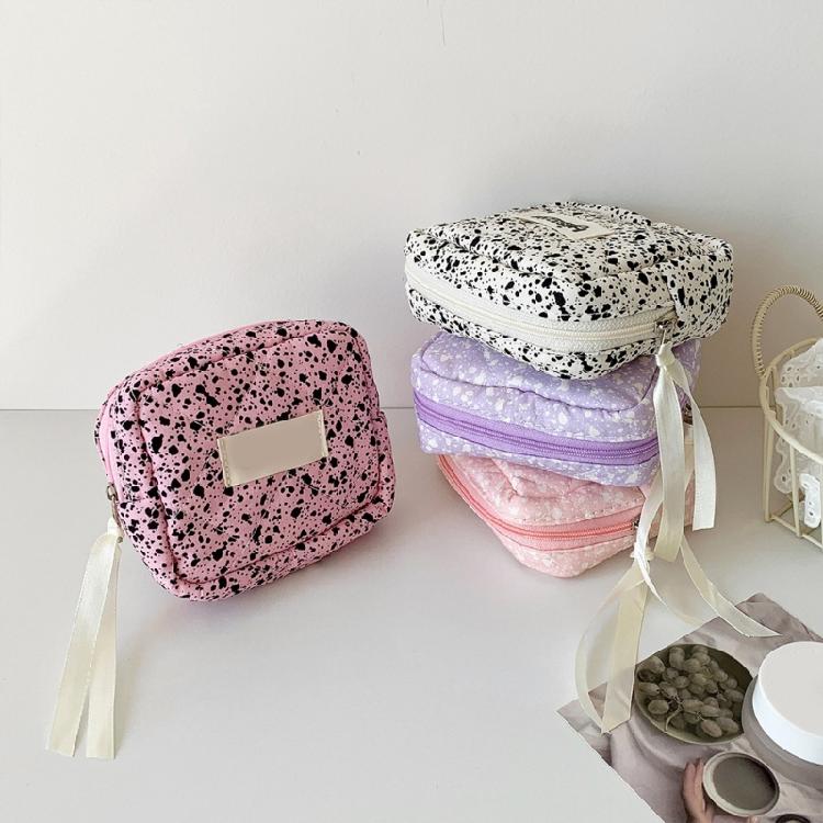 Mini kosmetická taštička do kabelky Cestovní pouzdro na mince Taštička na hygienické vložky Organizér na rtěnky a make-up do kanceláře do školy
