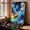 DisneyFrozen Princess Elsa Pearl Inlay Painting A purely handmade pearl embroidery art piece, featuring both gift and home decoration design functions