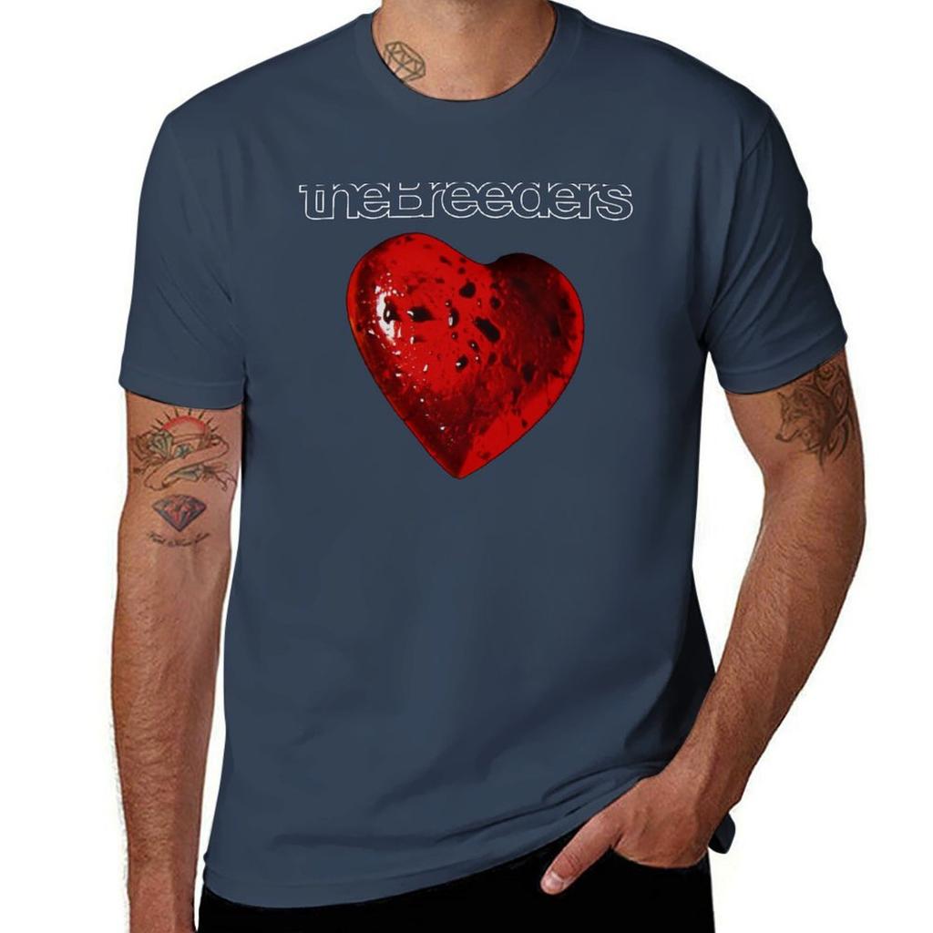 The Breeders - Last Splash T-Shirt Schwergewichte lustige koreanische Mode Kurzarm-T-Shirt Herren T-Shirt Grafik
