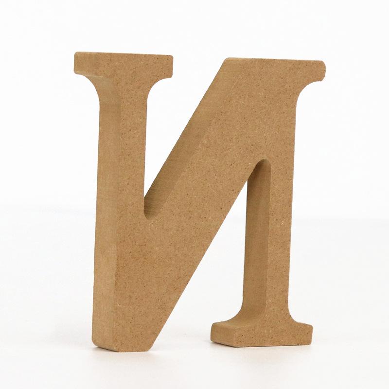 Collocation DIY Wooden Alphabet Letter Personalised Ornament Name Design for Wedding Birthday Party Home Decoration Craft Gift