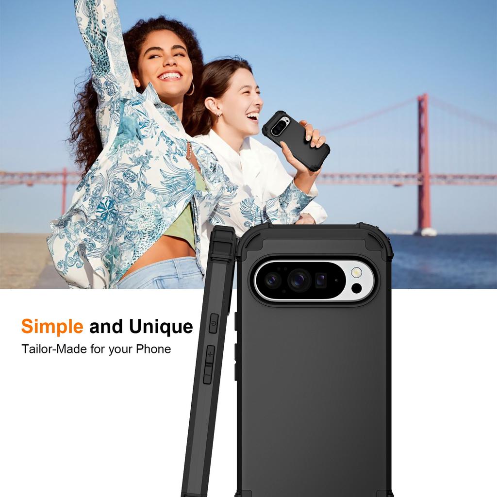 Heavy Duty Armor Shockproof Case For Google Pixel 6A 7A 8A 6 7 8 9 10 Pro XL Soft TPU Silicone Hard Plastic Back Cover Fundas