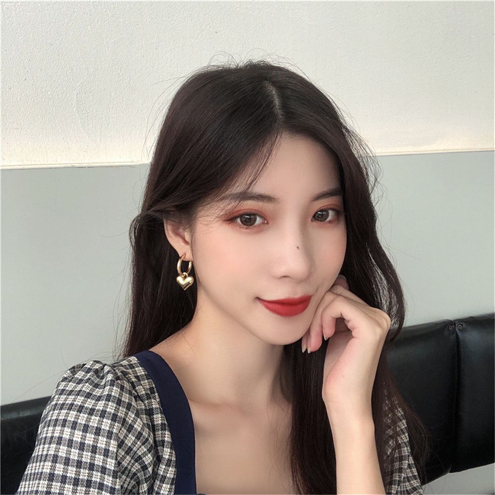 

Earrings Jewelry Women Heart Shaped Hoop Earrings Vintage Stud Earrings