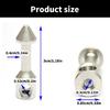2Pcs Portable Fishing Tackle Spearfishing Insert Diver Speargun Band Diver Spearfishing Wishbone Nails Stainless Steel