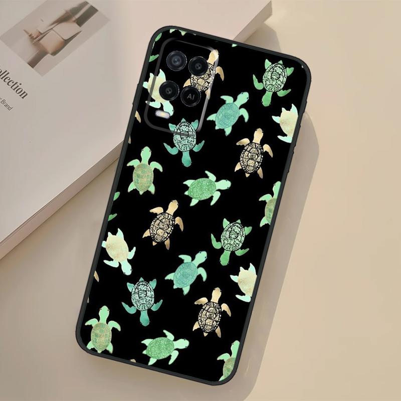 Sea Turtle Case For Oppo A5 Pro A15 A17 A57 A77 A18 A38 A58 A78 A98 A96 A76 A16 A94 A74 A54 A40 A60 A80