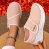 Damskie siatkowe buty na rzepy, wsuwane, do chodzenia - Lekkie, przewiewne, codzienne, wiosenne, dla mam