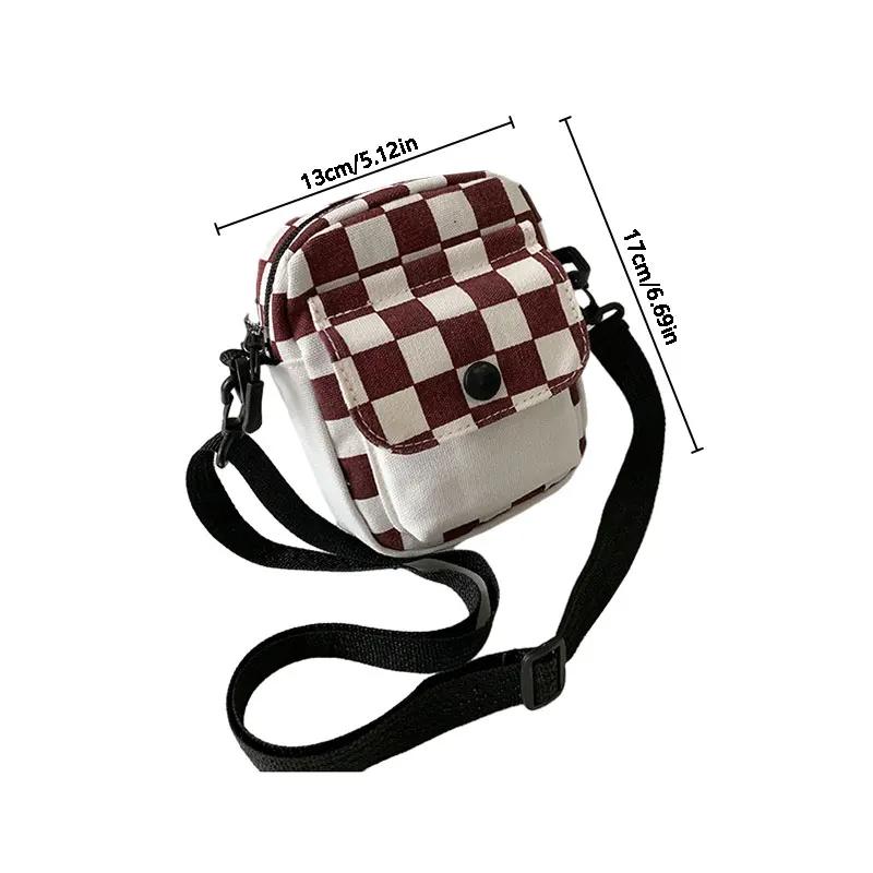 Холщовая маленькая женская сумка — фото 9