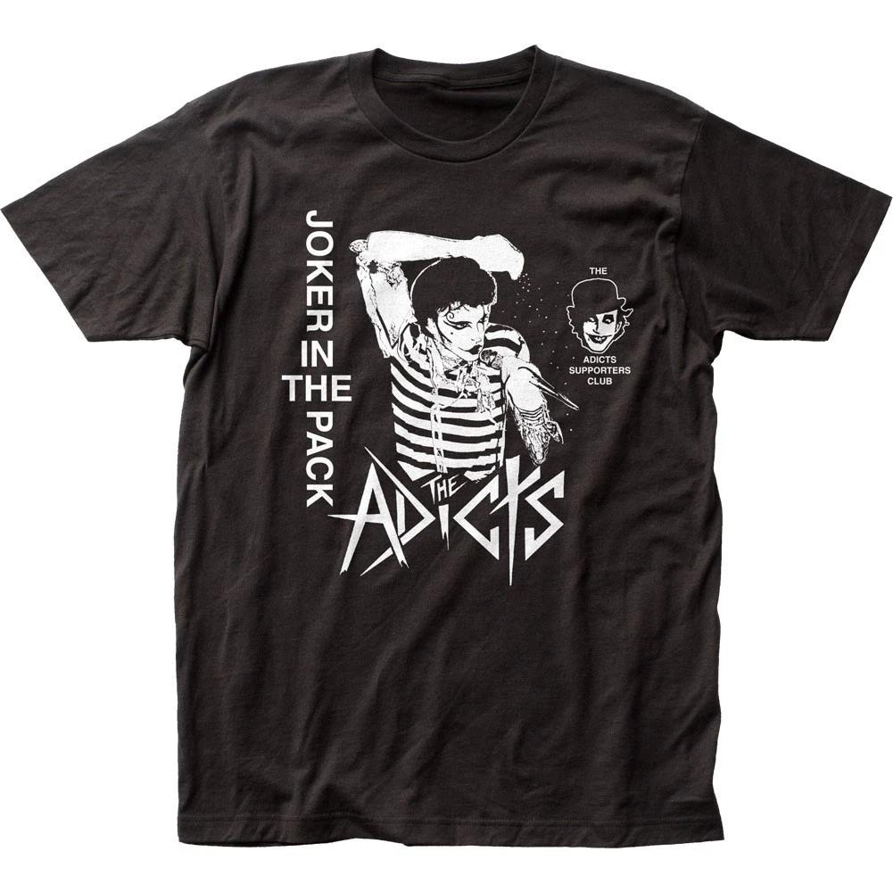 

The Adicts Joker In The Pack Mens T Shirt Music Classic Rock Band Tee New Black XL