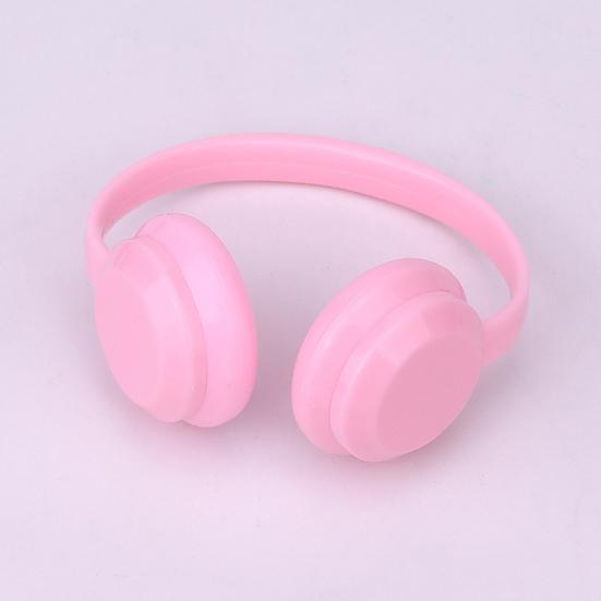 Baby Headphones 17cm Dolls Earphones Fashion Headphones Accessories for Creative Games And Photography