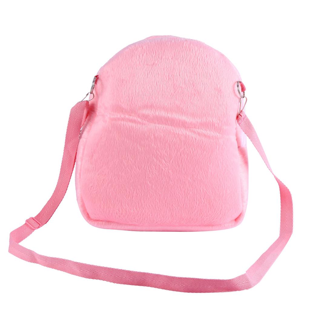Pet Carrier Hamster Rat Hedgehog Rabbit Ferret Sleeping Outgoing Travel Packet Bag (Pink)