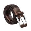 Leather Weave Belt Men Adjustable Braided Waist Belt Fashion Nylon Woven Belts  Male