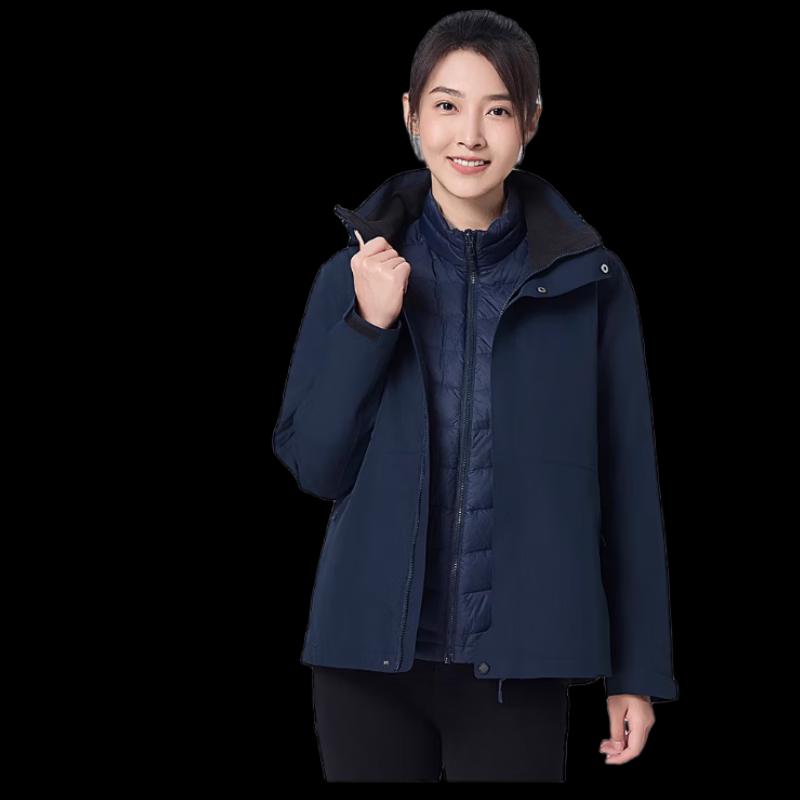 SKAREL Women s 3-in-1 Ski Jacket with Cotton Liner M