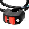 Motorrad-Lenker-Nebelscheinwerfer-Tastenschalter EIN-AUS-LED-Scheinwerfer Angel Eyes