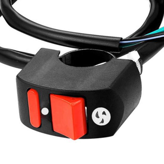 Tlačítko pro spínač mlhových světel na řídítkách motocyklu ZAP/VYP LED světlomety Angel Eyes