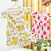 Pet Cartoon Traction Out Fruit Mesh Summer Breathable Dress Dog Cat Supplies Teddy Bee