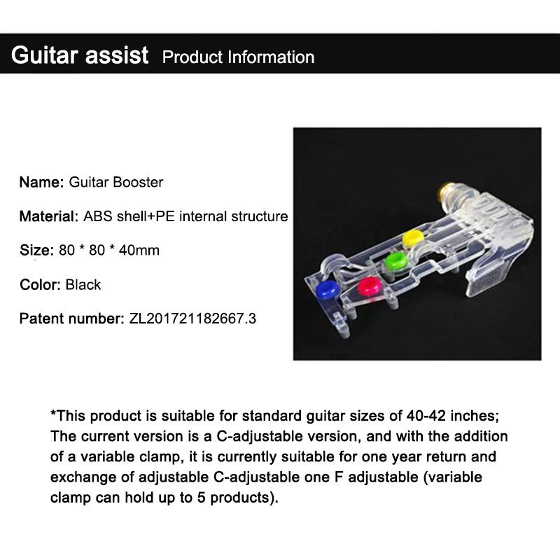 Gitarren-Anfänger-Training Akkord-Lernwerkzeug Finger Schmerzfreier Aufsatz Übungszubehör