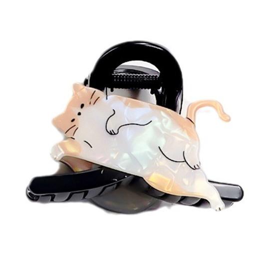 Hair Claw Cartoon Animal Design Back Head Hair Clip Anti-slip Teeth Strong Grip Shark Hair Clip Versatile Hair Accessory