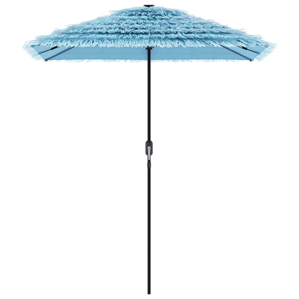 Blue Sun Umbrella with Steel Pole 300 X 200 X 250 Cm