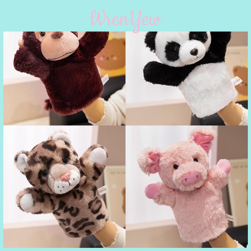 Forest Animal Hand Puppets Set Soft Plush Toys For Storytelling And Play