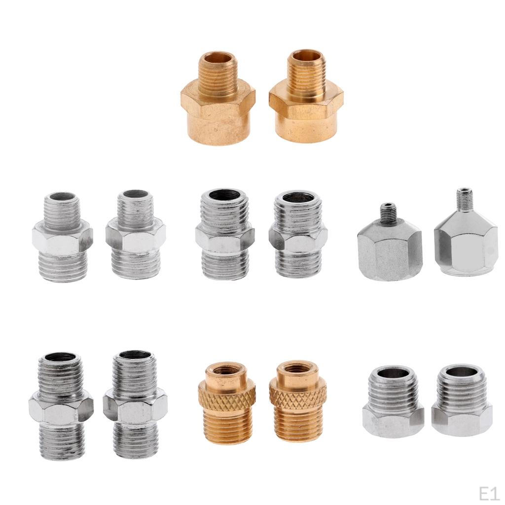 2 Adaptor Connector Airbrush Adapter For Compressor Hose