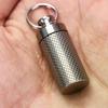 Outdoor Mini Titanium Alloy Seals Bottle Waterproof Canister Medicine Bottles