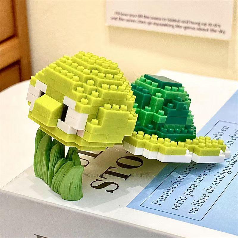Chaolechuang Ocean Creatures Small Particle Building Blocks - Compatible with Lego Assembly Toys for Kids' Gifts