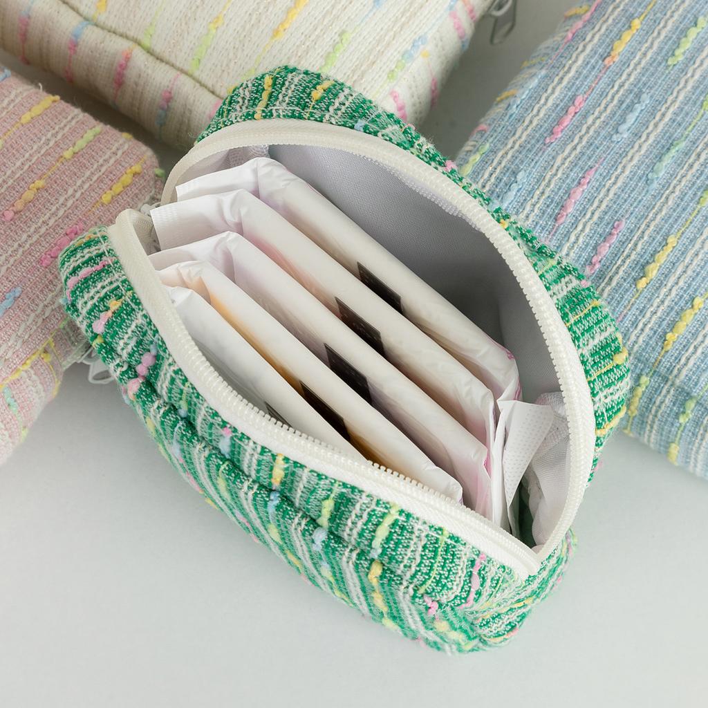 Multi Function Portable Sanitary Pad Storage Bag Tampon Pouch Napkin Cosmetic Bag Organizer Makeup Bag Girl Cute Coin Purse Bags