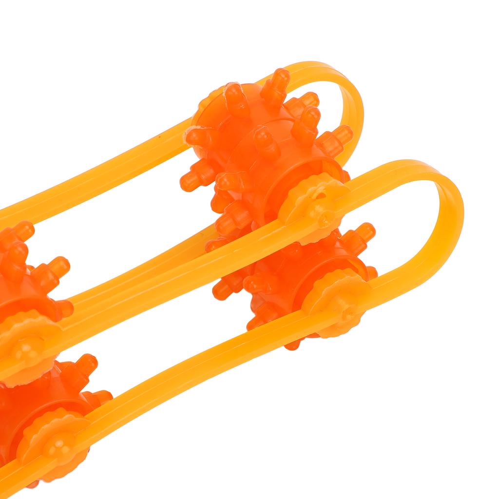 3pcs Handheld Back Massage Roller Rope Portable Reduce Soreness Portable Cellulite Self Massage Strap for Leg Waist