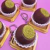 Dubai Soft Chewy Cookie Stress Relief Clicker Keychain Hook