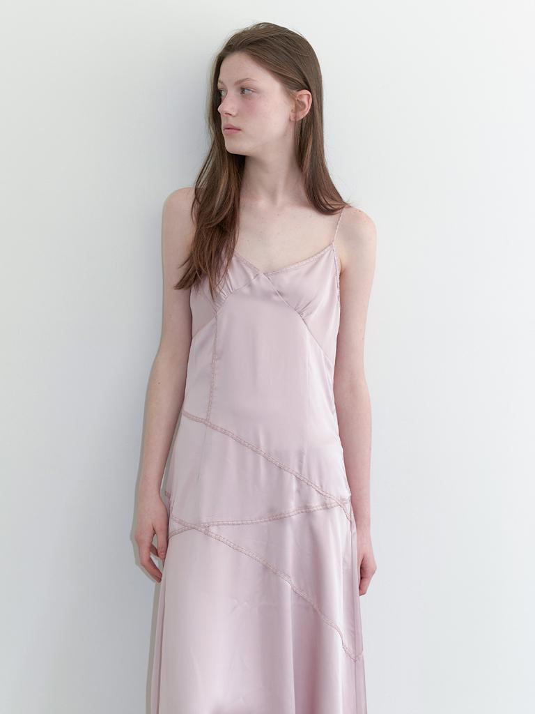 Kinder Baby Lace Line Slip Dress - Indi Pink