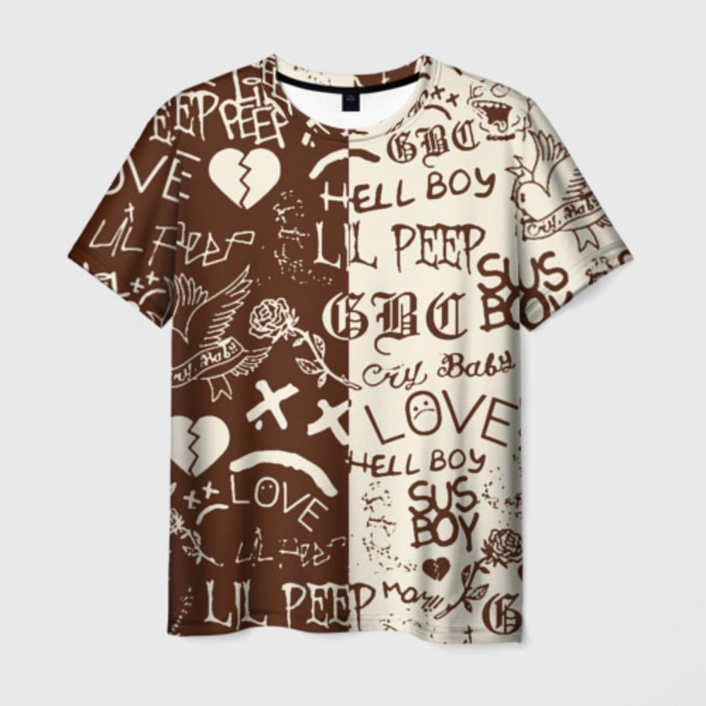 Summer Men's T-shirt Graffiti Art Printed T-shirt Men Women Hip Hop Trend Cool Tee Street Short Sleeve O-Neck Y2k Top
