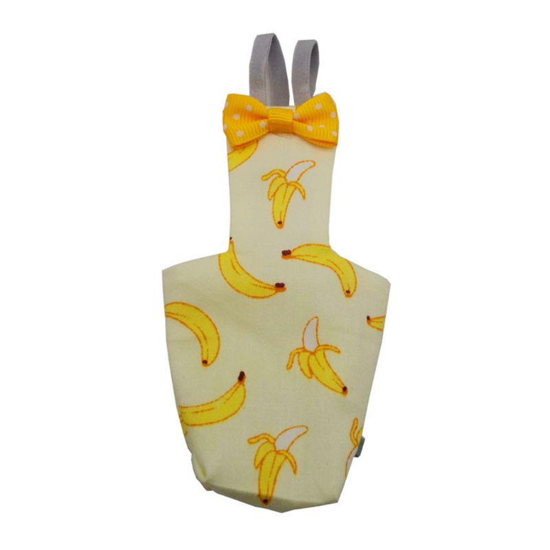 

Подгузник для попугая с галстуком-бабочкой, милый красочный фруктовый цветочный корелла, голуби, маленький, средний, большой летный костюм для домашних птиц, одежда M