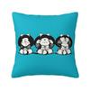 Quino Comic Cartoon Mafalda Throw Pillow Case Cm Home Decoration Cushion Cover Polyester Pillowcase Doublesided Printing