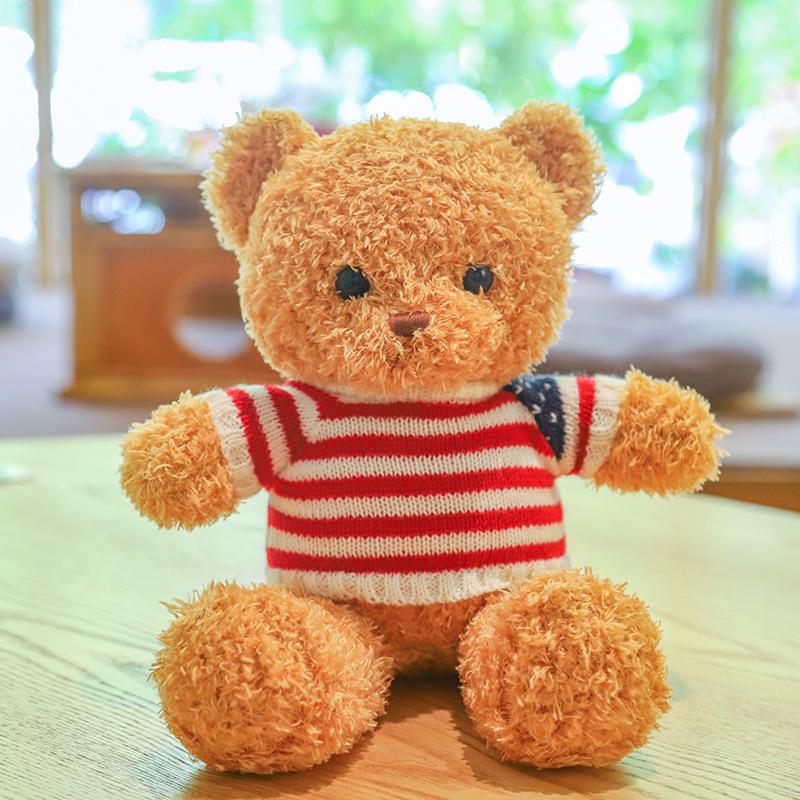 

Плюшевая кукла-мишка в толстовке - Идеальный подарок для девушки или на праздник 30 cm