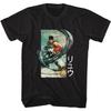 Street Fighter Ryu Air Punch Black Gaming Shirt