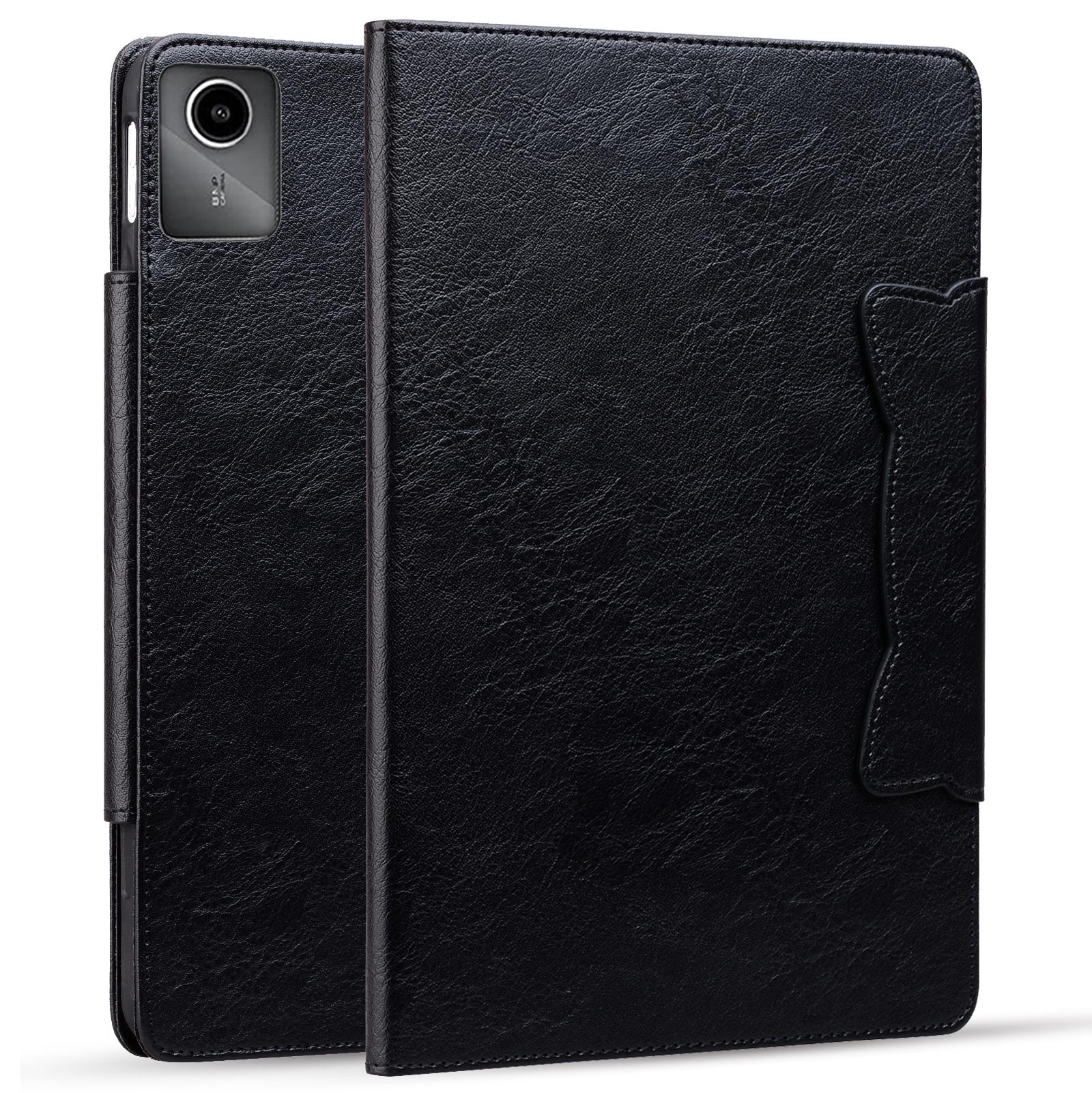 

For Lenovo Xiaoxin Pad 11 2025/Tab K11 Gen 2 TB336/Idea Tab/Tab M11 Case Cat Buckle Closure Leather Protective Stand Cover A
