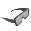 Dynamic LED Glowing Glasses USB Rechargeable Light Up Glasses White Light with Flashing Neon 11 Patterns