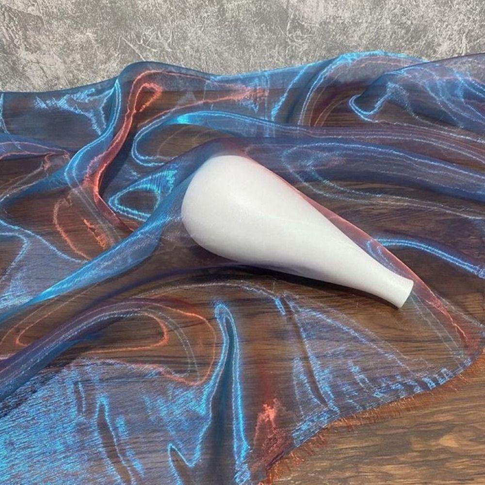 150X100cm Organza Fabric Soft Yarn Magic Mercerized Yarn Two-tone Fabric Gradient Color Two-color Gradient DIY Fabric