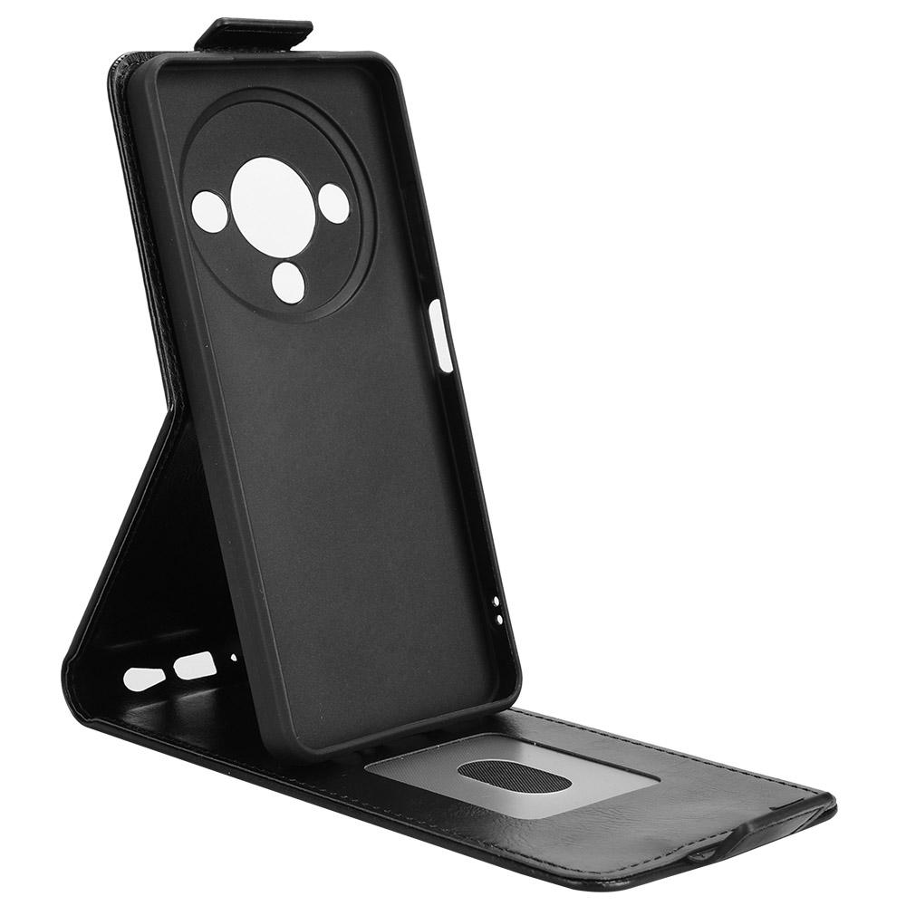 For ZTE Blade A76 5G Stand Case Magnetic Clasp Vertical Flip Leather Phone Cover with Card Holder