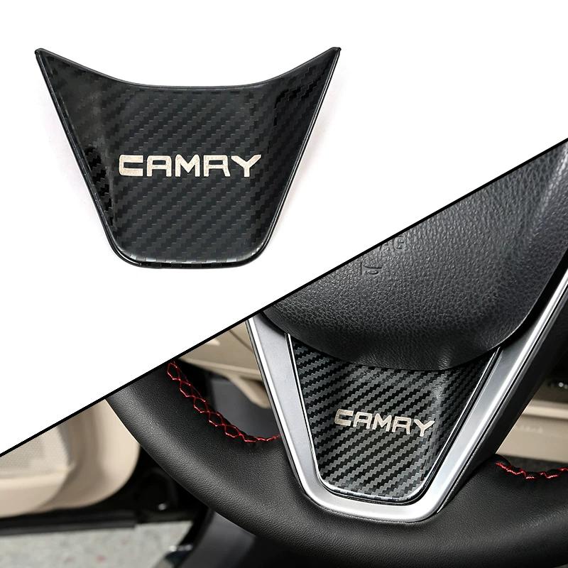 

1pc Car Steering Wheel Badge Decoration For Toyota Camry V70 70 2018 2019 2020 2021 2022 Accessories