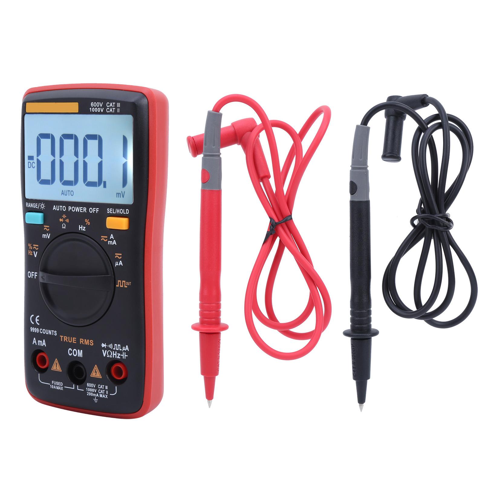 

ZT109 Professional Digital Multimeter 9999 Count True RMS AC DC Current Voltage Tester