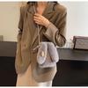 Módní plyšová crossbody taška 2024 - Roztomilý design králíčka, ideální na podzim/zimu