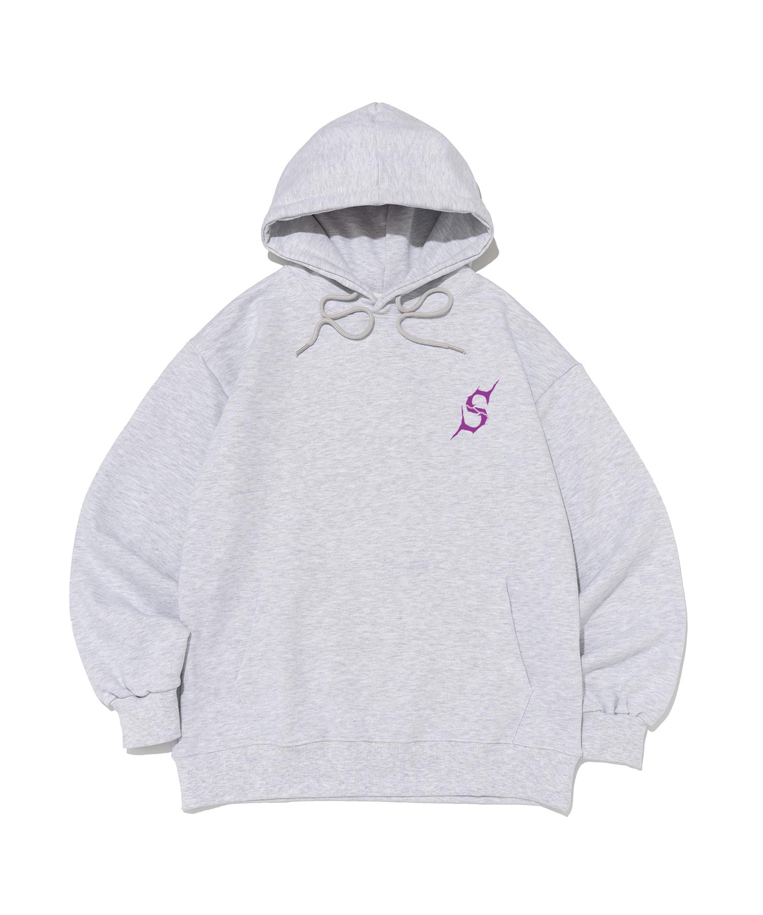 Худи Seoul Apparel с логотипом S (Светло-серый) S (Brushed)